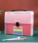 Preview: Großhandel B2B Regenbogen Mehrfach Sortiermappen Tasche